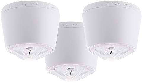 VisorTech Hitzealarm: Mini-Hitzewarnmelder mit 10-Jahre-Batterie, 85 dB Alarm, 3er-Set (Feuermelder mit lautem Alarm, Wärme-Sensoren mit, Kamin)
