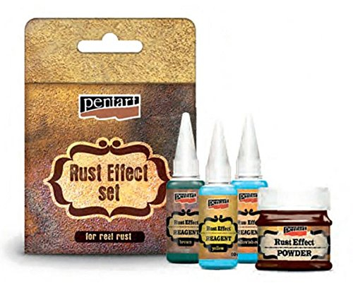 Zita's Creative Rosteffekt Set - Pulver 180g + Reagenten.- Rost Effekt, Vintage Effekt