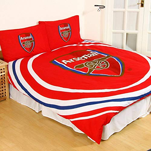 OFFICIAL Arsenal FC FOOTBALL Duvet Cover Bedding Quilt SET Double Reversible NEW