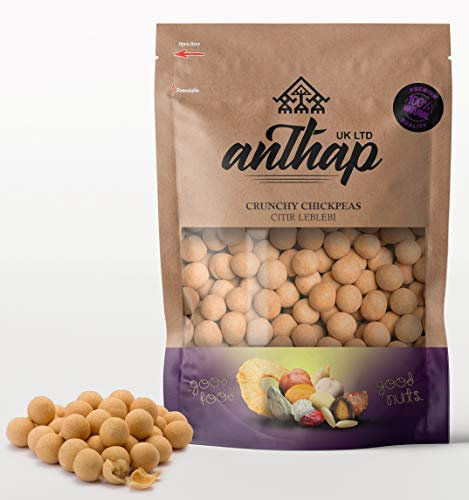Anthap Crunchy Chickpeas, Crunchy Coated, Nutty & Savory Flavour, Ideal for Snacking, Energy-Boosting Snack, High in Protein & Fiber, 700g
