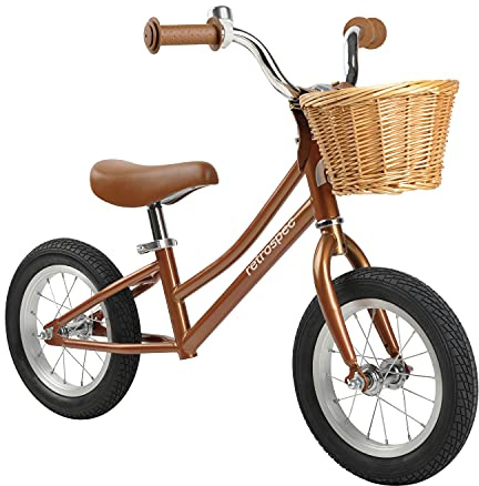 Retrospec Baby Beaumont Kids' Balance Bike for Toddlers, No Pedals, Cushioning Air Filled Tires for Boys and Girls Ages 18 Months - 3 Years, with Adjustable Seat Height