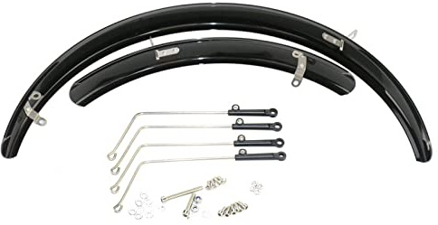TentHome Retro Fahrrad Schutzblech Set Vintage Radschutz Fahrradkotflügel für 16/20 Zoll Faltrad Klapprad Kinderfahrrad Radschutz zum Schutz vor Spritzwasser Schmutz