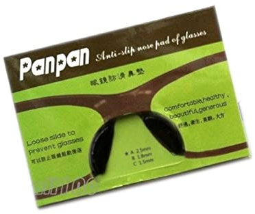 5 Paar Anti-Rutsch-Silikon-Aufkleber Nasenpads für Brillen, Sonnenbrillen, Brillen, Zubehör