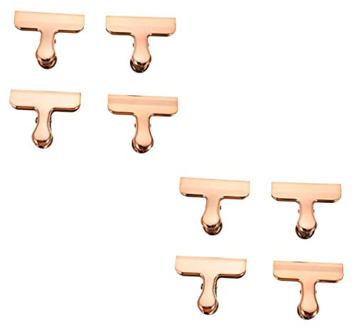 Cabilock 8stücke Edelstahl Lebensmittelschutzclips Multifunktionale Frischhalteklammern Für Tüten Robuste Und Wiederverwendbare Verschlusslösungen Für Snacks Für Küchenorganisation