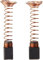 2 Stück, 90930-05 Motorkohlebürsten für Dremel 100 200 285 300 395 410 595 (Typ 4, 5 und 6)