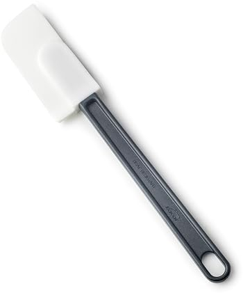 Lacor - 64491 - Spatola in Silicone, Spatola per Barattolo, Silicone, ABS, Testina Flessibile e Malleabile, Manico Ergonomico, Igienico, Lavabile in Lavastoviglie, Senza BPA, Dimensioni: 46 cm