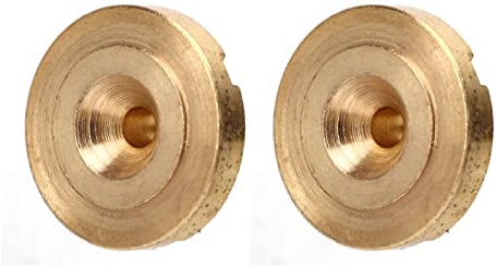 Gitarrengurt-Schloss, Gitarrengurt-Knopf, Bass-Gurt-Knopf, 2 Stück, Flacher Runder Kopf, Metallknopf-Halterung, Gurtschloss-Zubehör, Gitarrengurt-Schloss für Bass, Akustik- und
