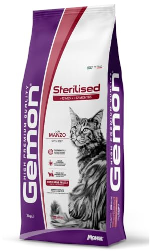Monge Gemon Sterilised Beef 7 kg Sterilised Cat Treats