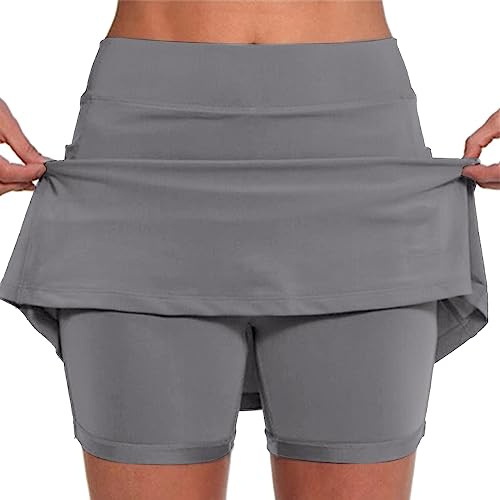 AMDOLE Sale Damen Hosen Stretch Kurze Hose Mdchen 140 Dreiviertel Hosen Damen Sommer Herren Jogginghose Grau