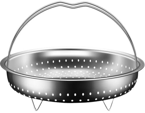 Ymxygz Food Steaming Basket Steel Saucepan Steel Basket Rack Vegetable Basket Steel Basket Insert for Pots Portable Steam Pan Rice Cooker Pot