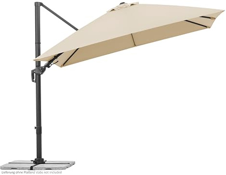 Schneider Sonnenschirm RHODOS TWIST ca. 300 x 300 cm natur