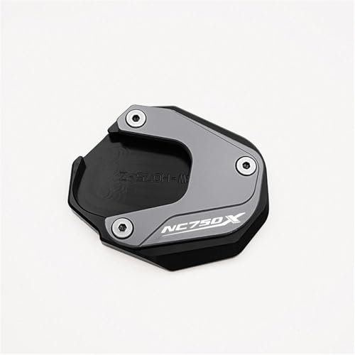VQLDPX Motorrad-Seitenständer-Pad Für NC750X DCT NC 750X NC750 X NC 750 X 2021-2024 Vergrößerte Verlängerungsfußplatte Motorradständer Platte Verbreiterung(Titan,X-2)
