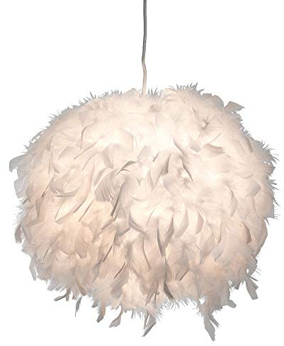 Hänge Leuchte weiß Fernbedienung Feder Pendel Kugel Lampe dimmbar im Set inkl. RGB LED Leuchtmittel