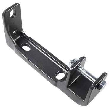 Blumixx Support mural combiné pour store à bras articulé, support en acier renforcé, anthracite, pour barre d'essai carrée de 40 x 40 mm, matériel de fixation, support mural pour auvents jusqu'à 3,5 m