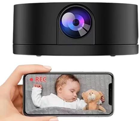 Generico Telecamera Senza Fili - Telecamera Sicurezza Casa HD | Monitor Intelligente Senza Fili Rilevamento Movimento per Esterno Notturno Asilo Bambini Ufficio Garage Giardino