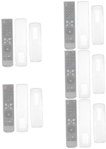 POPETPOP 15 Pièces Housse Silicone Transparente Protection Télécommande TV et Climatisation Poussière Compatible Télécommandes