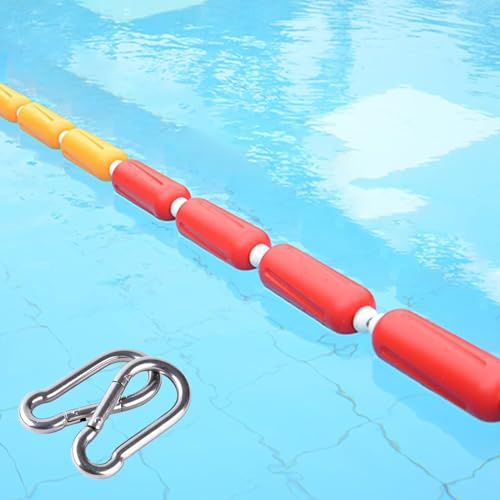Kit di boe, Corda di sicurezza for divisorio corsi d'acqua for piscine, corda galleggiante for interrate/fuori terra(Steel Wire Rope,10m)