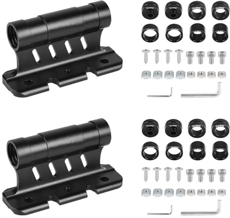 SUPAWAY 2X Fahrradgabelhalterung Dachträger für Ø5/12/15x100mm, 15x110mm | Schnellspanner-/Thru-Axle-Montage, Aluminiumlegierung, Auto Fahrrad Dachträger Gabelhalterung zur Outdoor-Reisen & Transport