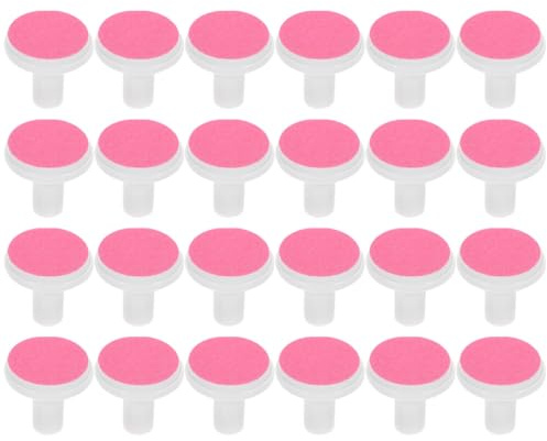 Gatuida Têtes de Meulage Universelles sans Doigts Délicats des Tout-petits Lot de 24 en Plastique et Papier de Verre pour Lime à Ongles Électrique Bébé