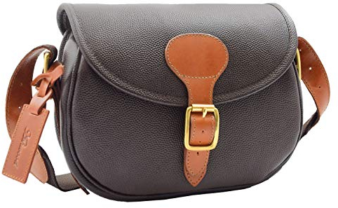 Echtes Leder Patronentasche Braun Hellbraun Munitionsschalenbeutel Spiel Jagd Schießen Tasche Chelsea