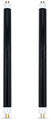 lumenivo Fluorescent Tube Blacklight Blue Bulb F6T5/BLB 6 Watt G5 Mini Bi-Pin Base Replacement Light Black Light BLB - 9 Inch 6 Watt Fluorescent Tube - 2 Bulbs