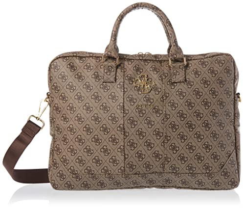 Guess Laptoptasche 4G Metal Logo – 15-16 – Braun