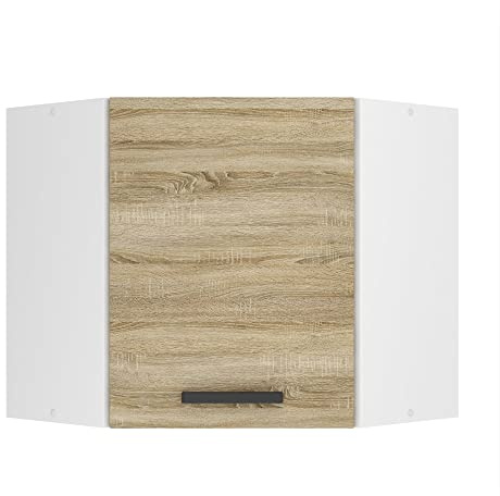 Belini Hängeschrank Küche SGN 60 cm, mit 1 Tür, Sonoma-Eiche | Küchenschränke, Oberschrank, Küchenhängeschränke, Wandschrank Hängend