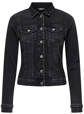 ONLY Onlwonder DNM - Giacca da donna Noos, Nero delavé, M