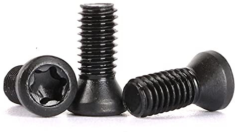 Hält Dinge fest Schraube M1.6 m1.8 m2 m2.5 m3 m3.5 m4 m5 Hartmetalleinsätze ersetzen CNC-Zubehör Drehmaschine Werkzeugklinge Cutter Bar Geeignet für viele Einsatzorte(M2x4 (10pcs))