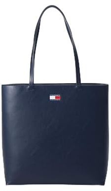 Tommy Jeans Damen Tote Bag Tasche Groß, Blau (Dark Night Navy), Einheitsgröße