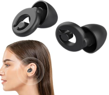 Tapones para los oídos para nadar, tapones de silicona para dormir | Tapones impermeables para los oídos, para dormir, cancelación de ruido, tapones reutilizables para nadar, trabajar | Tapones impermeables para los oídos, para , cancelación de ruido, tapones reutilizables para nadar, trabajar