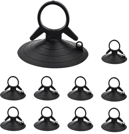 Visera Solar y Ganchos de Ventosa de Cola de Milano para ventós Parasol de Coche para Baño y Cocina