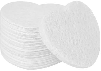 Spugne per la pulizia del viso - Spugne per il viso a forma di cuore, Spugne per la pulizia del viso a forma di cuore, 50 pezzi - Spugne per cosmetici naturali, spugne per trucco per la pulizia del