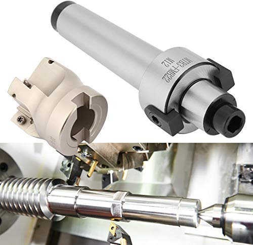 Schaftfräser mit Hochschlagfesten Hartmetalleinsätzen für Schweres CNC-Fräsen, Schneiden von Stahlplatten, Präzisions-CNC-Fräshalterverlängerung, Ideales Werkzeug Zum
