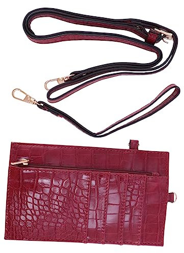 COSMEVIVI Pochette à Main à Téléphone Portable Et Porte- Design Élégant Et Pratique Couleur Rouge