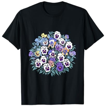 Stiefmütterchen Blumen Stiefmütterchen Liebhaber Gärtner T-Shirt