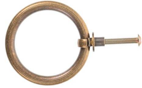 Operitacx Ringförmige Schubladenringgriffe aus Messing Antike Kommodengriffe Möbelgriffe Modern Verschleißfest und Rostfrei für Schränke und Möbel