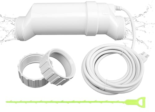 T-9 BLT15H - Celda de cloración salina de repuesto para piscinas enterradas, generador de cloro turbo de sal con capacidad de 25.000 galones, celda de piscina de agua salada autolimpiable (25.000