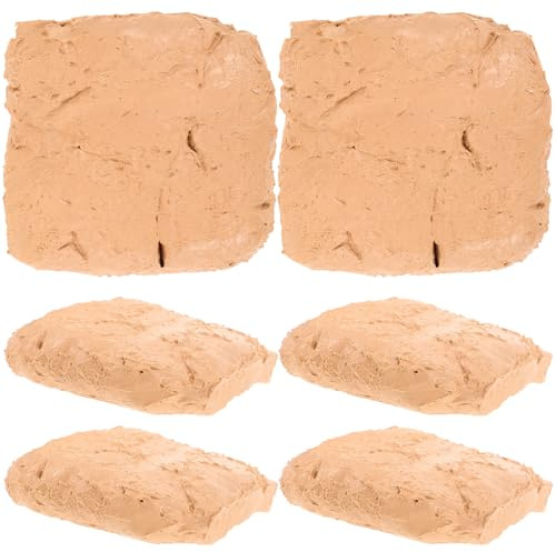 YARNOW 6Pcs 200G Air Hardening Modeling Clay for Soft White Sculpting Clay Set for DIY Crafts and Pottery Non-Toxic Air Dry for Handmade Art and Creative Play