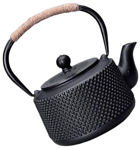 IMIKEYA Théière Tetsubin en Fonte 900 Ml Infuseur Intégré, Poignée Isolante pour Usage Domestique et Bureau, Décoration Maison et Accessoire de Service de Thé