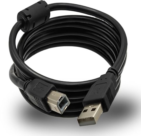 Cavo USB di tipo B per controller MIDI, 1,5 m, da USB A a USB B, cavo per stampante da computer a tastiera, cavo USB ad alta velocità per pianoforte digitale, tastiera Midi, mixer, decodificatore