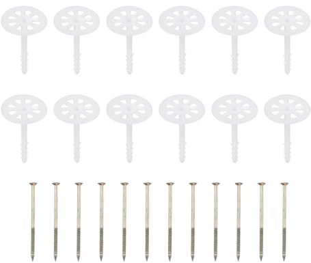 PATIKIL 30 Pcs Pernos De Aislamiento Perforados De 102mm Clavos Aislantes