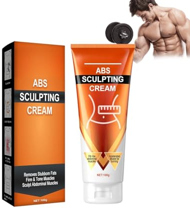 Grgowe ABS Sculpting Cream, Crema rassodante per l'addome – Lozione anticellulite – Lozione modellante, idrata in profondità, migliora la compattezza della pelle, texture leggera e non untuosa