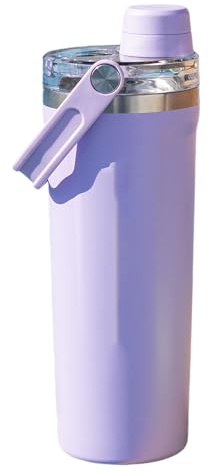 Bottiglia d ' acqua sportiva isolata da 800 ml con controllo della temperatura per 12 ore e bottiglia d ' acqua antiruggine dal design portatile e portatile