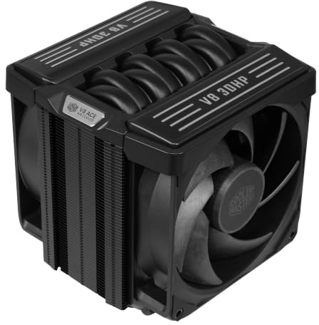 CoolerMaster - Radiatore V8 Ace 3DHP Black AMD | Compatibile con AMD, tecnologia 3DHP, modello V8 Ace, nero