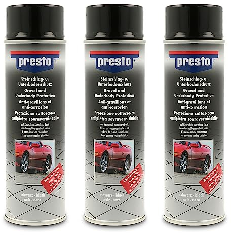 presto 3X 500ml Steinschlagschutz schwarz