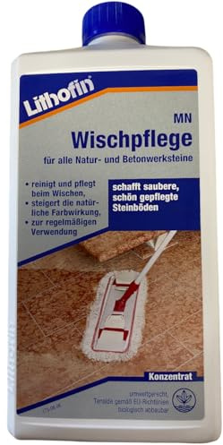 Lithofin MN Wischpflege 2 l - Reinigt & Pflegt 2 in 1 - Ideal für versiegelte & imprägnierte Flächen | Ideal für versiegelte Flächen, Ideal für imprägnierte Flächen