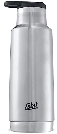 Esbit Isolierflasche Pictor - Edelstahl Thermoflasche 550 ml - mit Loop Verschluss | L & mehr | Wasser, Fahrrad, Sport, Yoga