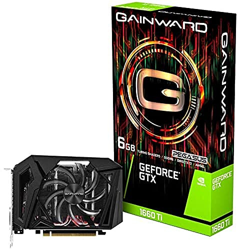 Gainward GeForce GTX 1660 Ti Pegasus 6 GB GDDR6 - Tarjeta gráfica (GeForce GTX 1660 Ti, 6 GB, GDDR6, 192 bit, 7680 x 4320 Pixeles, PCI Express x16 3.0)