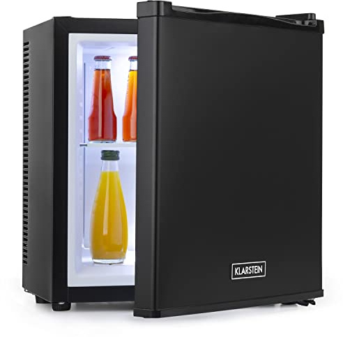 KLARSTEIN Mini Frigo da Camera, Frigo Portatile da Camera, Frigorifero Piccolo da Ufficio, Mini Bar, Defrost Manuale, Ripiani Rimovibili, Portatile Campeggio e Skin Care 5-15°C, 13L